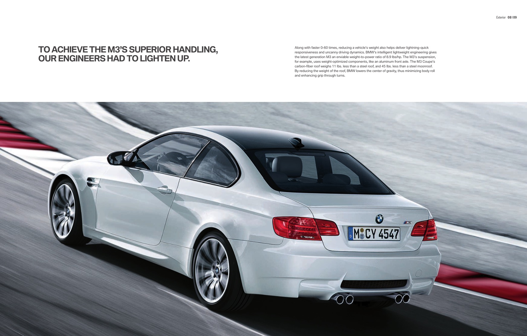 2011 BMW M3 Brochure Page 1